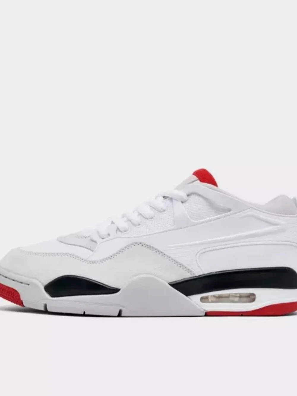 Men's Air Jordan 4 RM Shoes - White Fire Red FQ7939-102